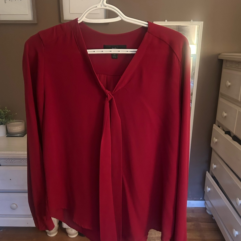 Elegant Red Blouse